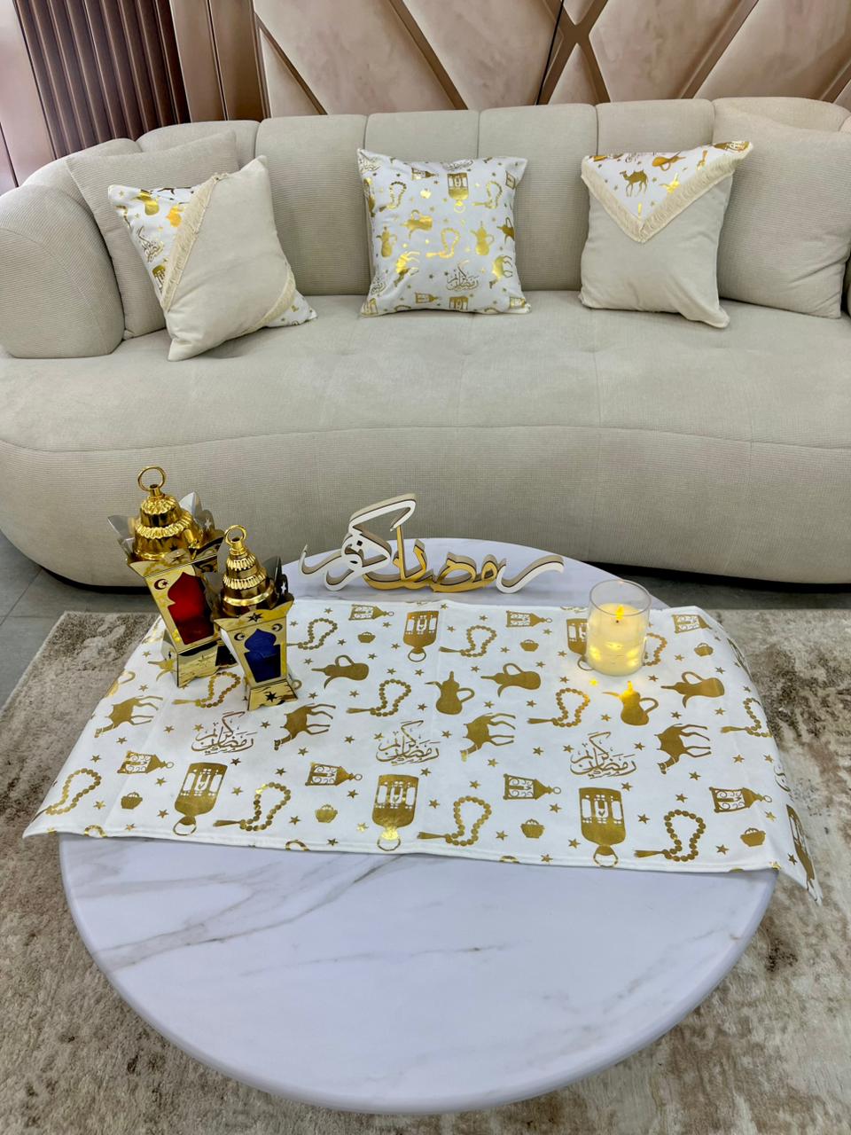 طقم رانر دهبي