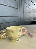 floral mug